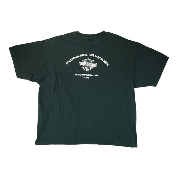 Harley Davidson Wisconsin Powertrain Operation‎ Capitol Drive 2005 Tshirt 3XL - Picture 4 of 4